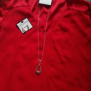 Necklace and earrings